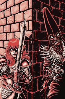 Red Sonja (2021) #6 P 1:11 Ken Haeser TMNT Raphael 1 Homage Virgin FOC Bonus Variant (02/23/2022) Dynamite