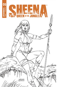 Sheena Queen Jungle #6 F 1:10 Joseph Michael Linsner Line Art Variant GGA (05/25/2022) Dynamite
