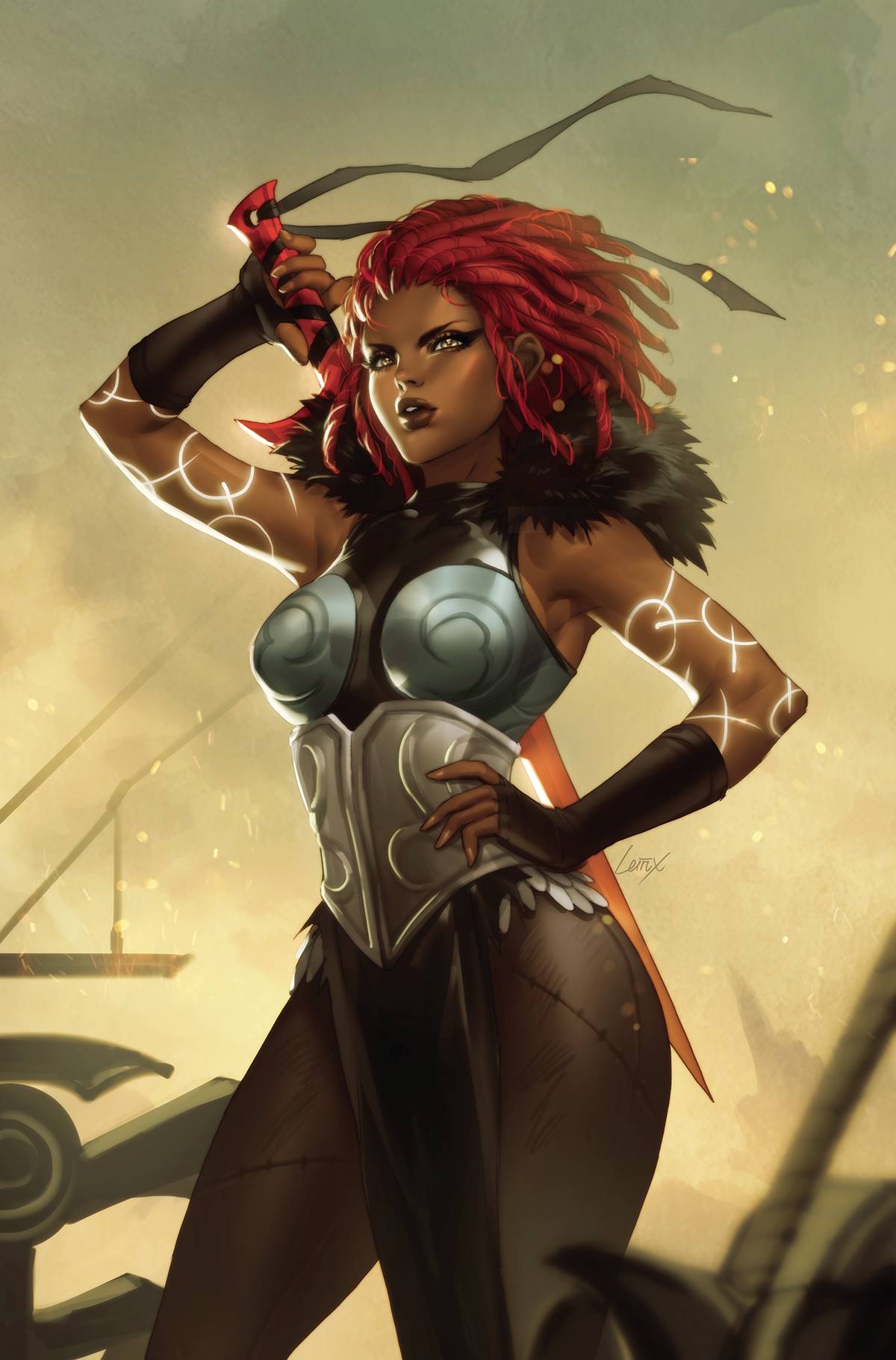 Red Sonja Red Sitha #1 T 1:15 Leirix Li Virgin FOC Bonus Variant GGA (05/04/2022) Dynamite