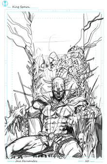 King Spawn #10 C Javi Fernandez Sketch Variant (05/18/2022) Image