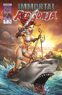 Immortal Red Sonja #2 M John Royale Jim Lee Homage FOC Bonus Variant GGA (05/11/2022) Dynamite