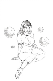 John Carter Of Mars #3 O 1:11 Joseph Michael Linsner B&W Virgin Variant (06/22/2022) Dynamite