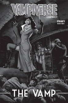 Vampiverse Presents Vamp #1 K 1:11 Jimmy Broxton B&W FOC Bonus Variant (06/29/2022) Dynamite