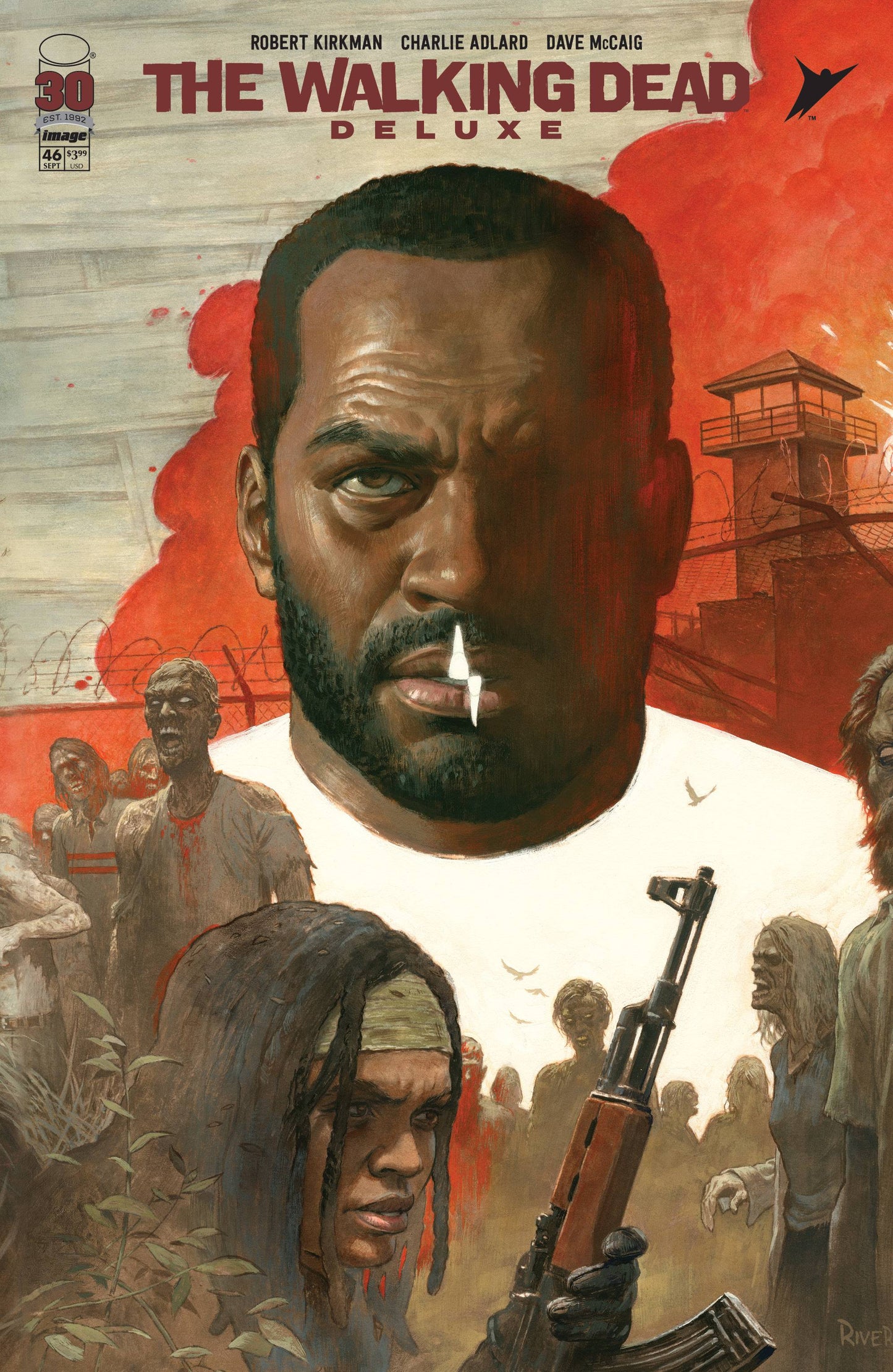 Walking Dead Dlx #46 C Paolo Rivera Variant (Mr) (09/07/2022) Image