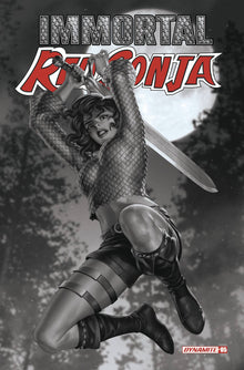 Immortal Red Sonja #5 O 1:7 FOC Jung Geun Yoon BW Variant (08/17/2022) Dynamite