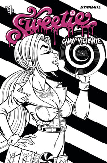 Sweetie Candy Vigilante #1 J 1:10 Josh Howard Popstar B&W FOC Variant (Mr) (10/05/2022) Dynamite