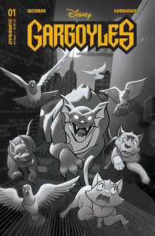 Gargoyles #1 Zd 1:10 Foc Tony Fleecs & Forstner B&W Variant (12/07/2022) Dynamite