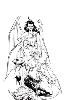 Gargoyles #3 Zd 1:15 Foc Jae Lee Line Art Virgin Variant (02/22/2023) Dynamite