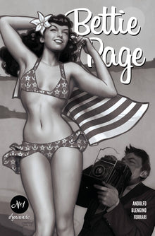 Bettie Page #1 T 1:7 Foc Puebla B&W Variant (06/07/2023) Dynamite