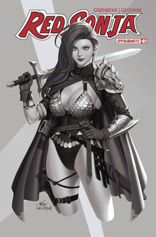 Red Sonja 2023 #2 Zf 1:10 Foc In-Hyuk Lee B&W Variant (08/16/2023) Dynamite