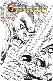 Thundercats #2 Zb 1:10 Foc Rob Rob Liefeld B&W Variant (03/13/2024) Dynamite