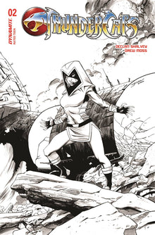 Thundercats #2 Zc 1:10 Foc Declan Shalvey Calica B&W Variant (03/13/2024) Dynamite