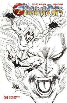 Thundercats #4 Za 1:10 Foc Rob Liefeld B&W Variant (05/22/2024) Dynamite