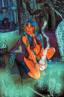 Vampirella (2025) #2 ZF 1:20 Mark Spears Amazing Spider-Man 601 Homage Blue Virgin Variant (05/28/2025) Dynamite