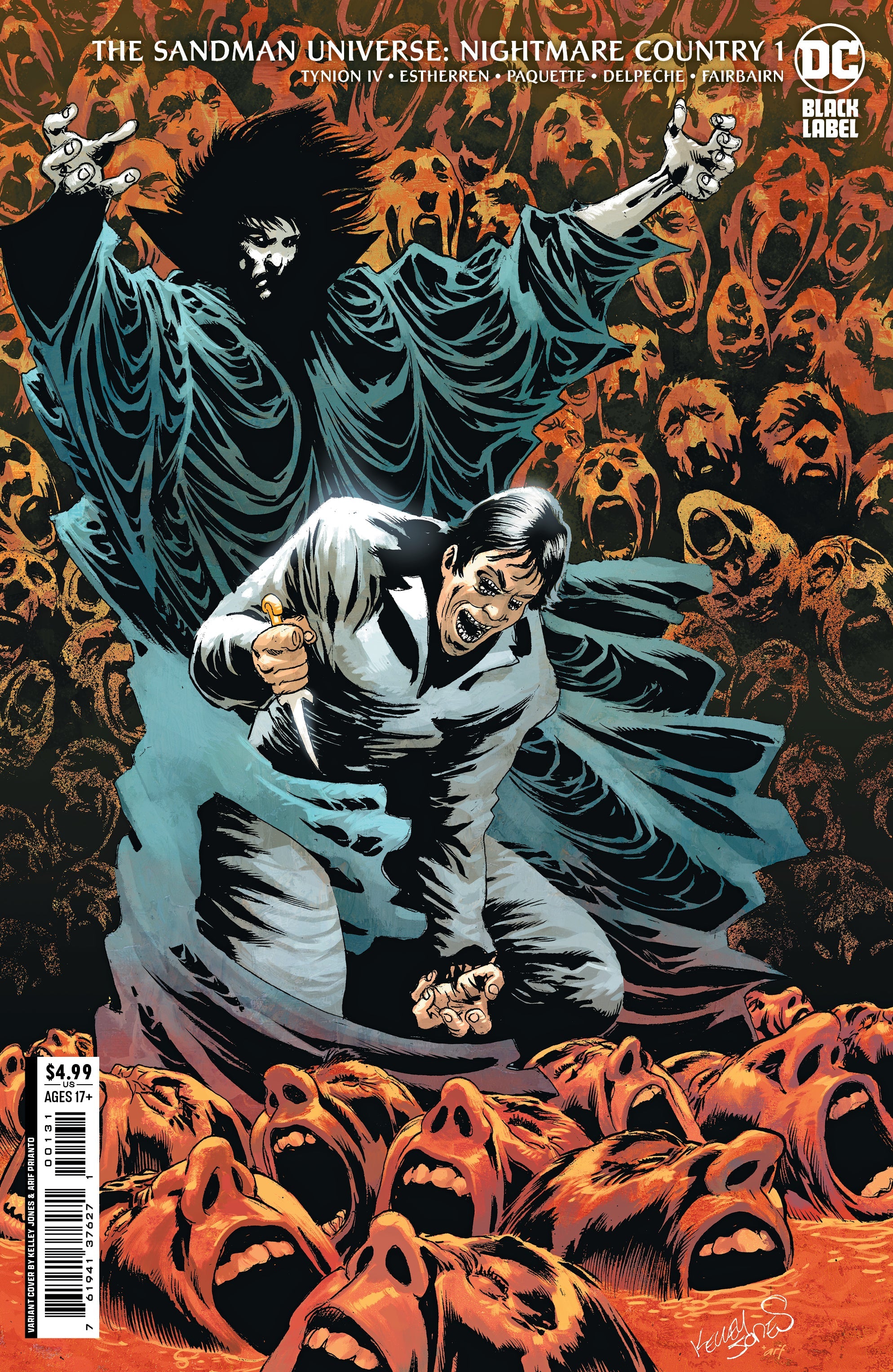 Sandman Universe Nightmare Country #1 C 1:25 Kelley Jones Card Stock Variant (Mr) (04/12/2022) Dc