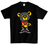 Teddy gangster Grey Beanie DTG T Shirt | Full color Edition