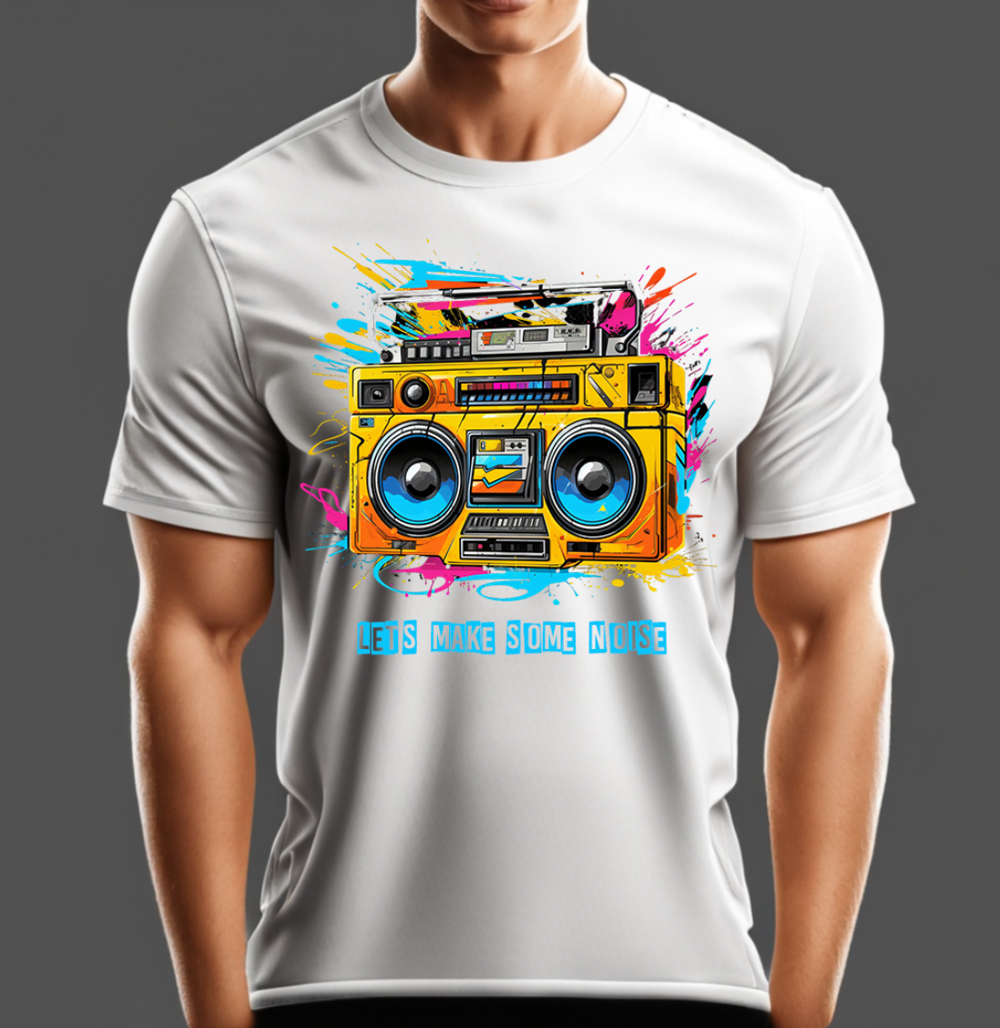 Camisetas con la frase "Hagamos algo de ruido" | Grooveman Music