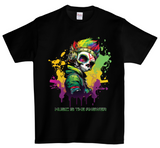 Camisetas con calaveras Music is the Answer, edición a todo color DTG 