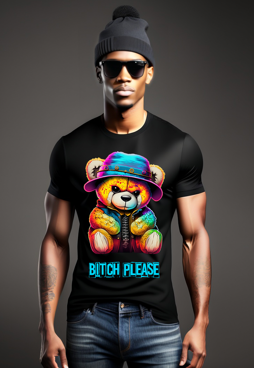 Camisetas con la frase Teddy Bitch Please | Grooveman Music