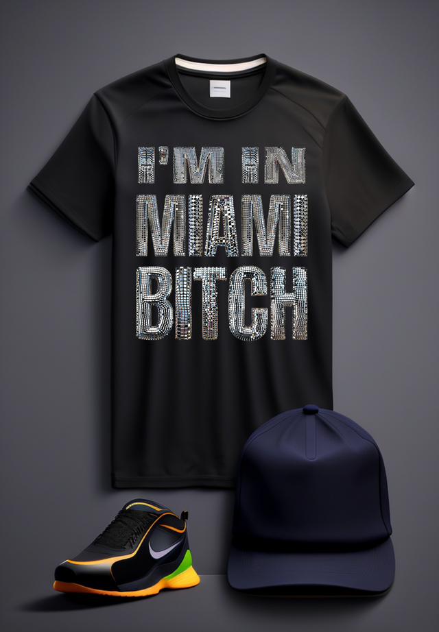 Estoy en Miami Bitch Mirror Camisetas | Grooveman Music