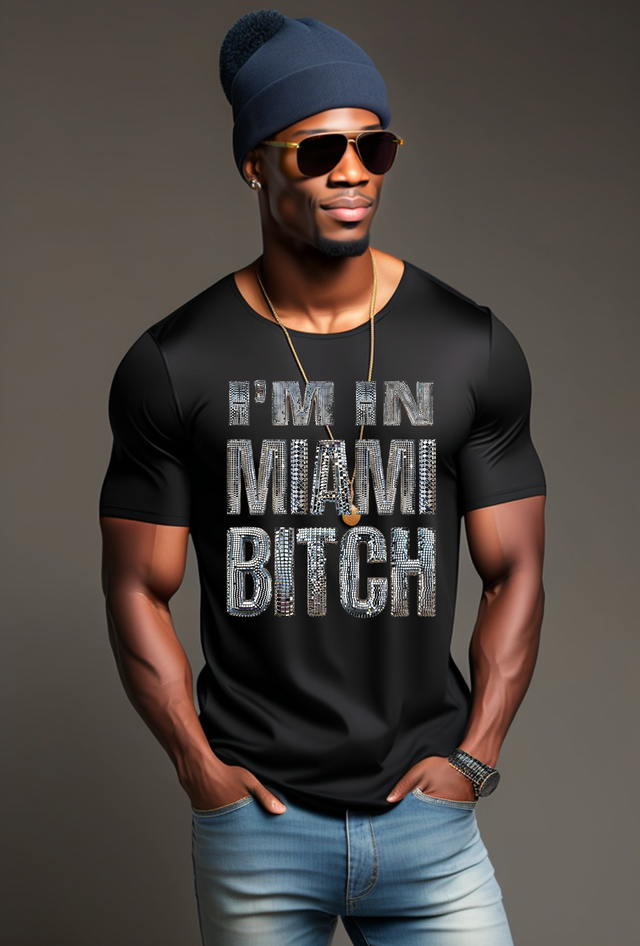 Estoy en Miami Bitch Mirror Camisetas | Grooveman Music