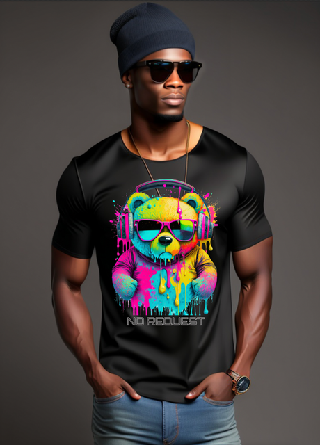 Camisetas exclusivas de Melting Teddy No Request | Grooveman Music