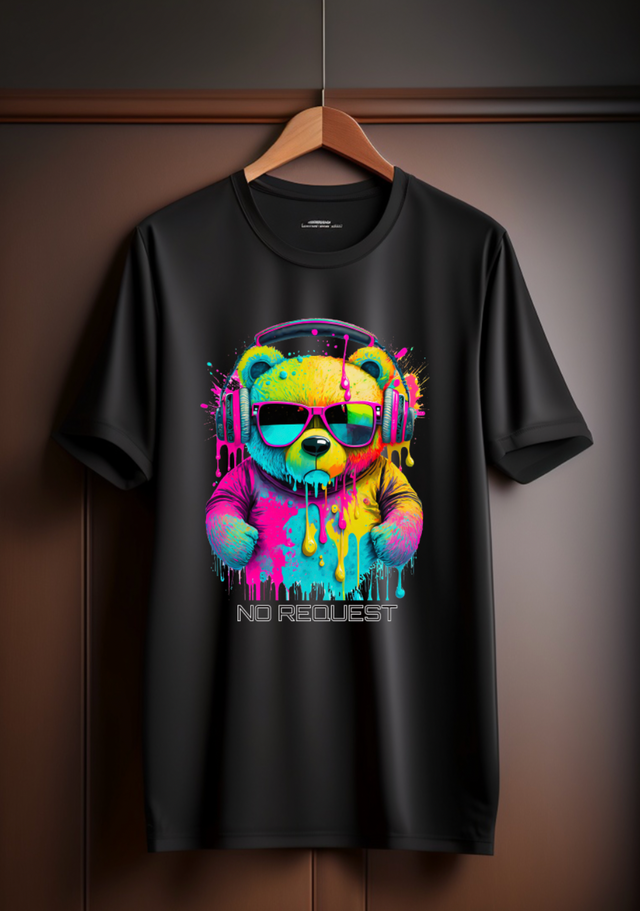 Camisetas exclusivas de Melting Teddy No Request | Grooveman Music