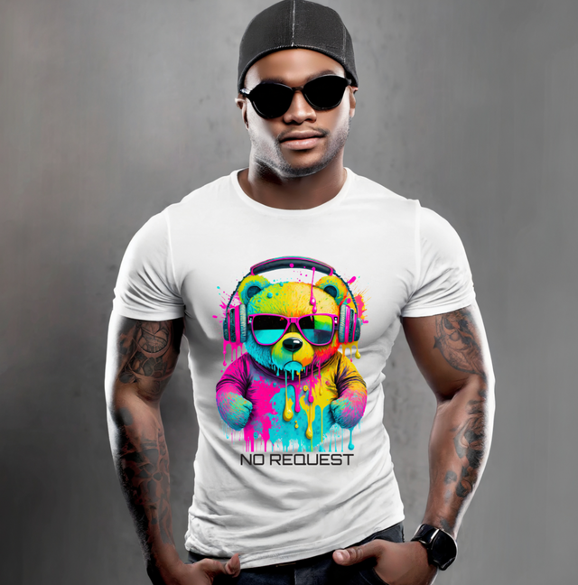 Camisetas exclusivas de Melting Teddy No Request | Grooveman Music