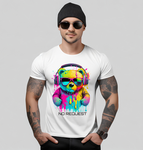 Camisetas exclusivas de Melting Teddy No Request | Grooveman Music