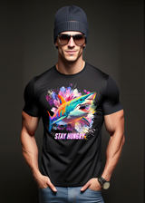 Camisetas exclusivas Shark Stay Hungry | Grooveman Music