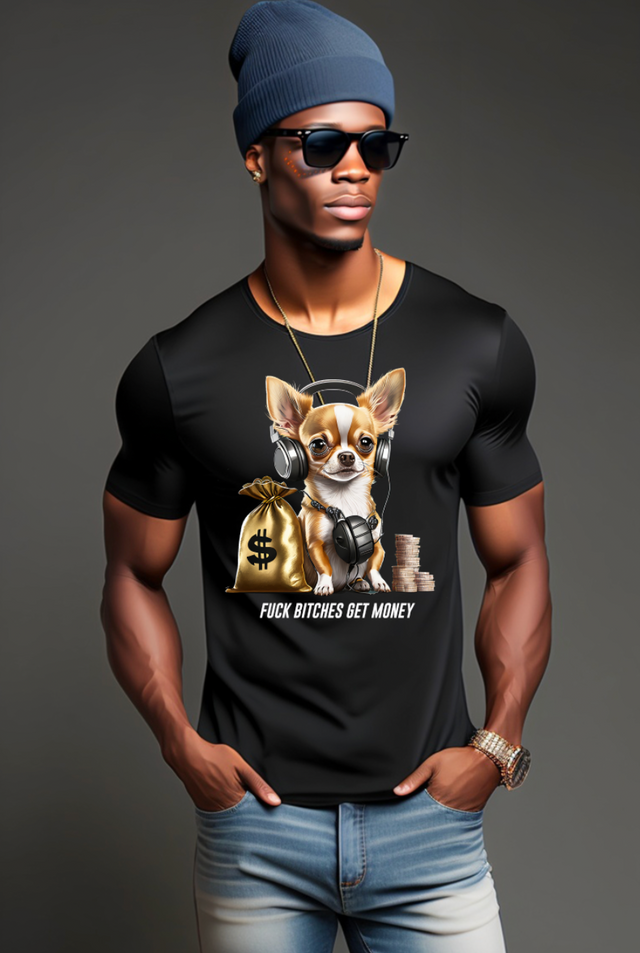 Camisetas exclusivas de Chihuahua Bitches Get Money | Grooveman Music