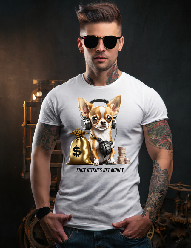 Camisetas exclusivas de Chihuahua Bitches Get Money | Grooveman Music