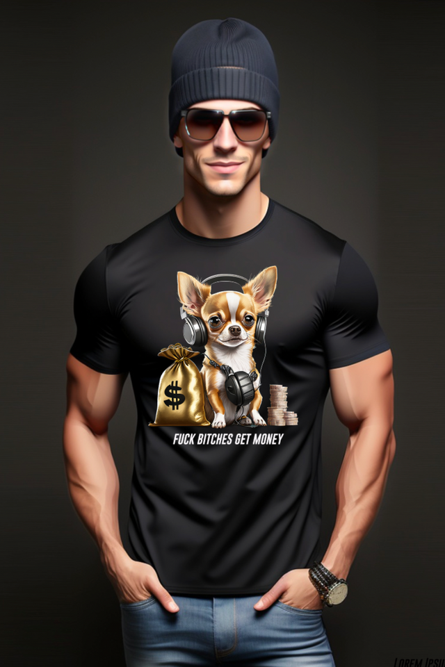 Camisetas exclusivas de Chihuahua Bitches Get Money | Grooveman Music