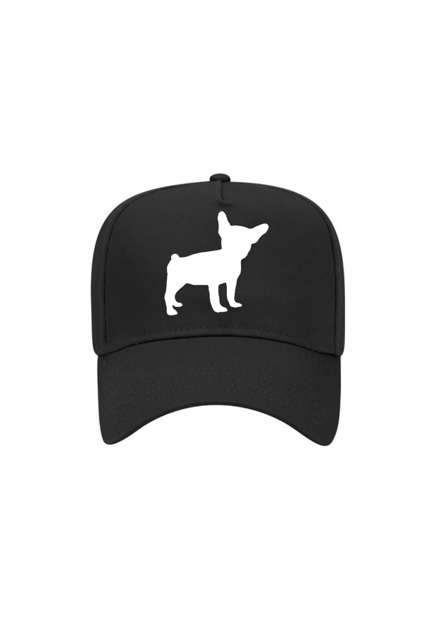 Gorra de béisbol de perfil medio de 5 paneles Frenchie Shadow