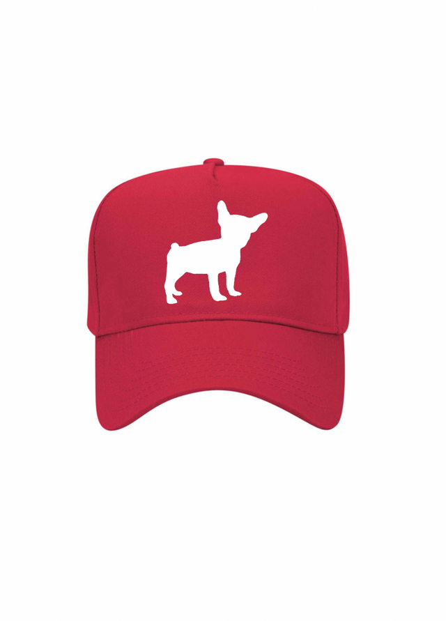 Gorra de béisbol de perfil medio de 5 paneles Frenchie Shadow