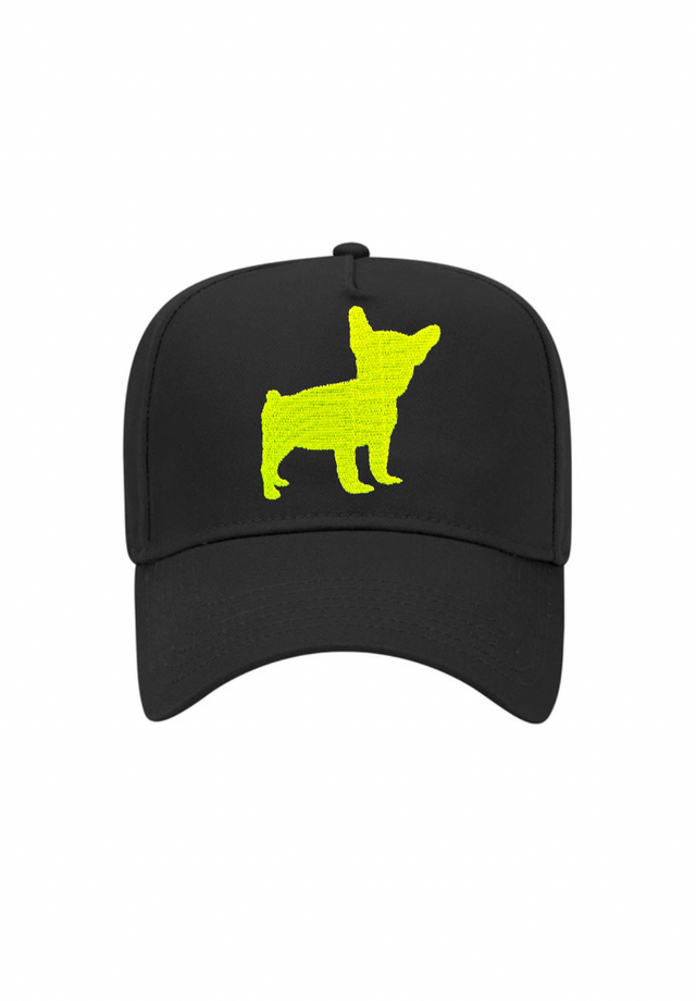 Gorra de béisbol de perfil medio de 5 paneles Frenchie Shadow