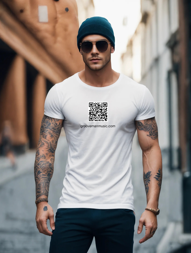 Camisetas exclusivas con código QR de Black Collection | Grooveman Music