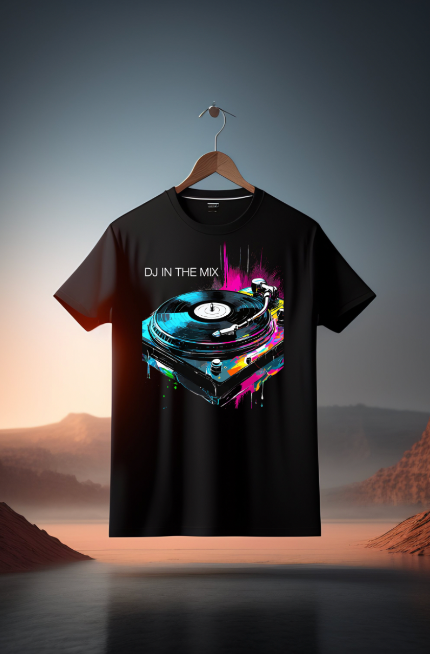 Turntable DJ In the Mix Exclusive T-Shirts | Grooveman Music