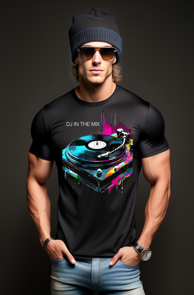 Turntable DJ In the Mix Exclusive T-Shirts | Grooveman Music