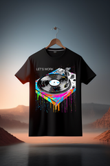 Turntable Let's Work Mix Exclusive T-Shirts | Grooveman Music