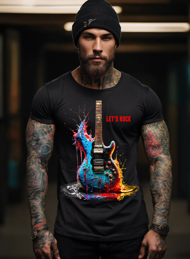 Camisetas exclusivas de Guitar Let's Rock | Grooveman Music