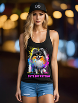 Camiseta sin mangas con el adorable pero psicópata Pomerania | Grooveman Music