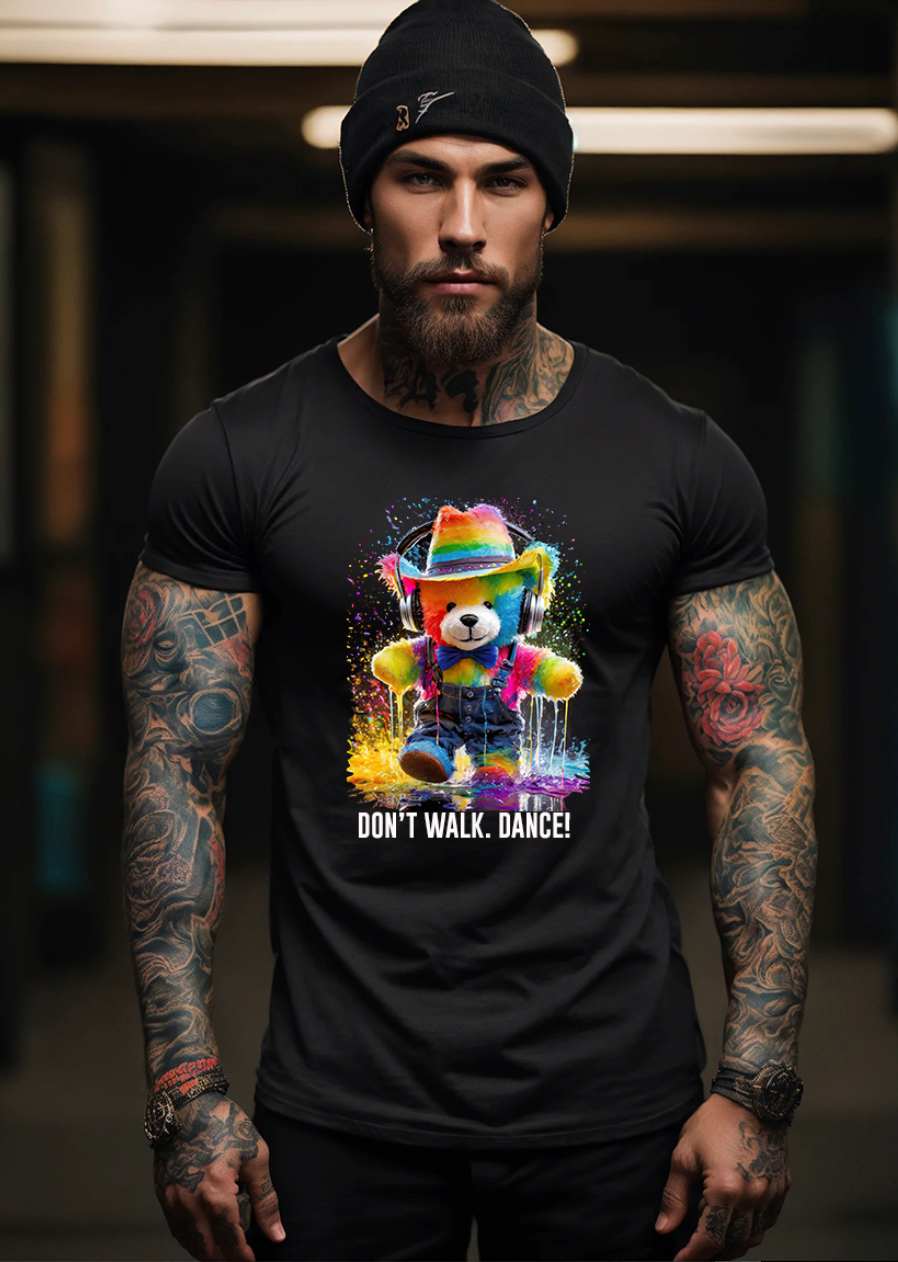 Teddy Don't Walk Dance Exclusive T-Shirts | Grooveman Music