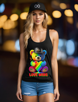 Teddy Love gana camiseta sin mangas arcoíris | Grooveman Music