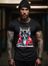 Frenchie DJ ¡Vamos a trabajar! Camisetas exclusivas de arte | Grooveman Music