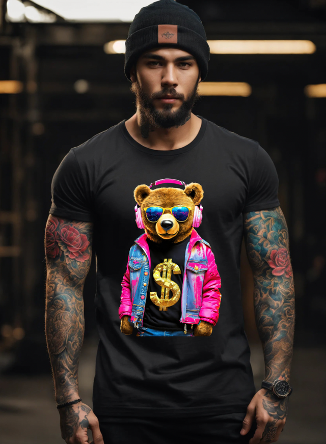 Camisetas exclusivas con el diseño de chaqueta rosa de peluche | Grooveman Music