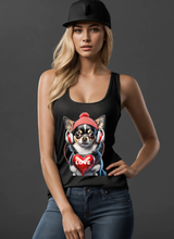 Camiseta sin mangas exclusiva con el mensaje Chihuahua Love Art | Grooveman Music