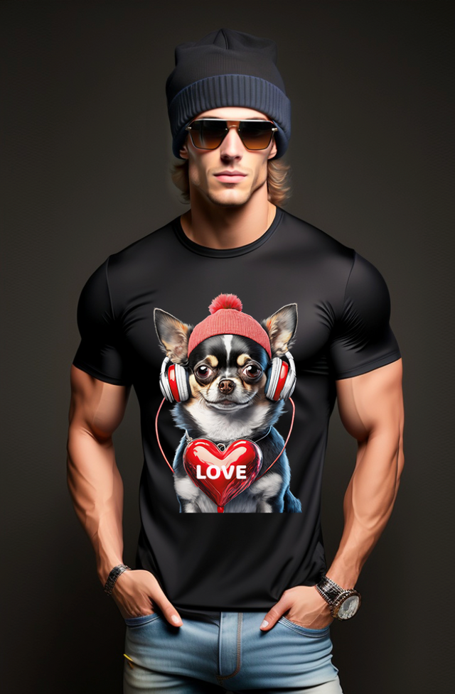 Camisetas exclusivas de Chihuahua Love Art | Grooveman Music