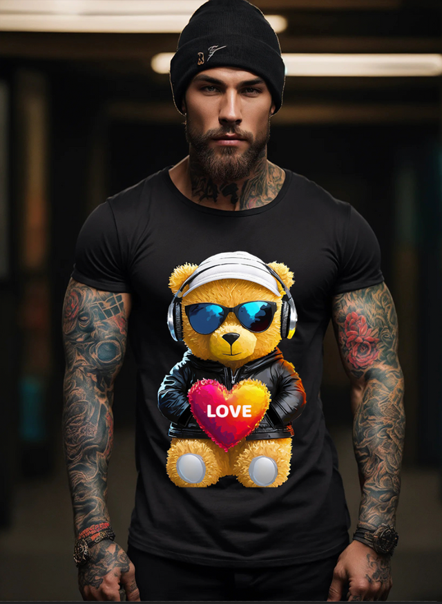 Camisetas exclusivas de Teddy Love Art | Grooveman Music