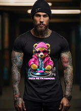 Camisetas exclusivas con el logo de Teddy DJ Fuck me I'm Famous | Grooveman Music